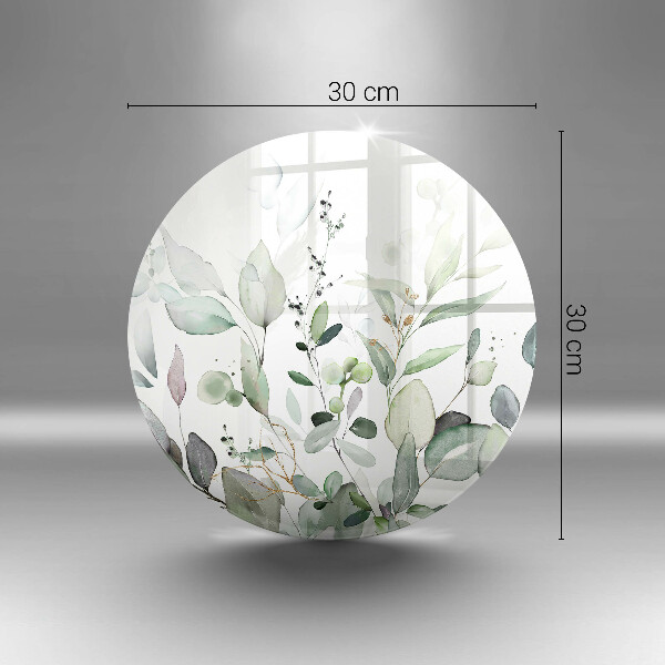 Deska kuchenna szklana Akwarelowe rośliny