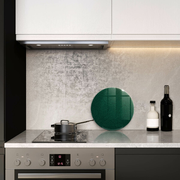 Deska kuchenna szklana Minimalistyczne liście