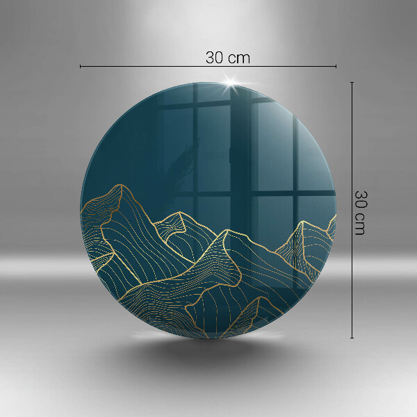 Deska kuchenna szklana Abstrakcyjne góry