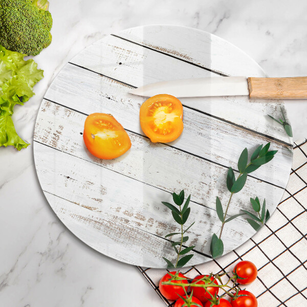 Deska kuchenna szklana Stare deski i liście