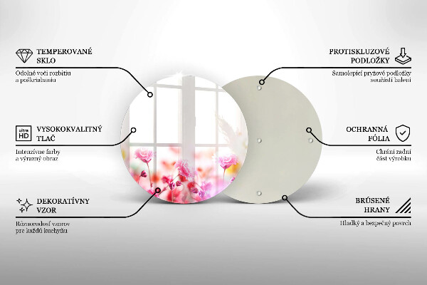 Deska kuchenna szklana Łąka kwiatów