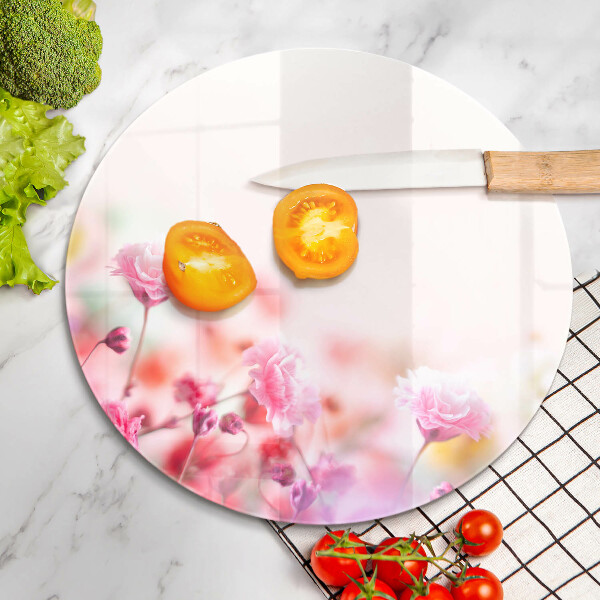 Deska kuchenna szklana Łąka kwiatów