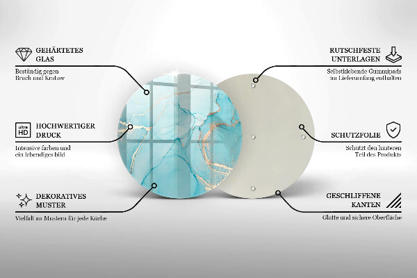 Deska kuchenna szklana Abstrakcja kamień