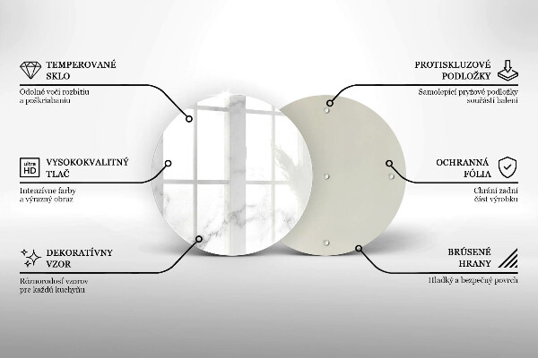 Deska kuchenna szklana Nowoczesny marmur