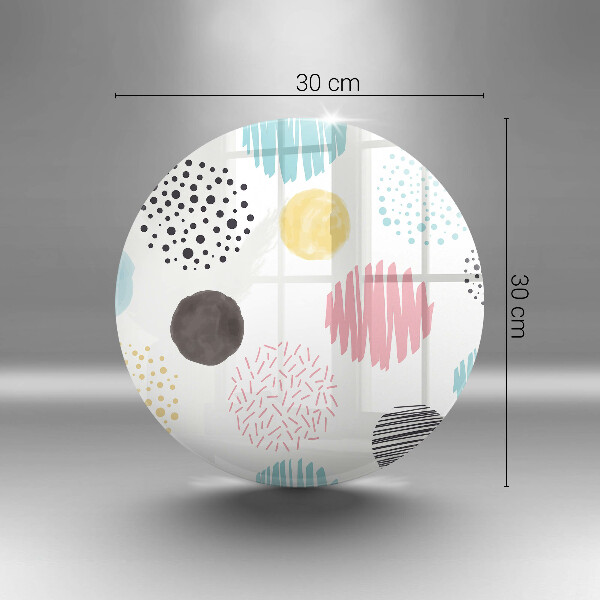 Deska kuchenna szklana Malowane kształty