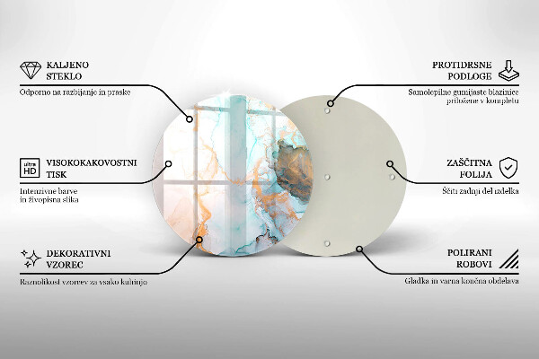 Deska kuchenna szklana Abstrakcja marmur