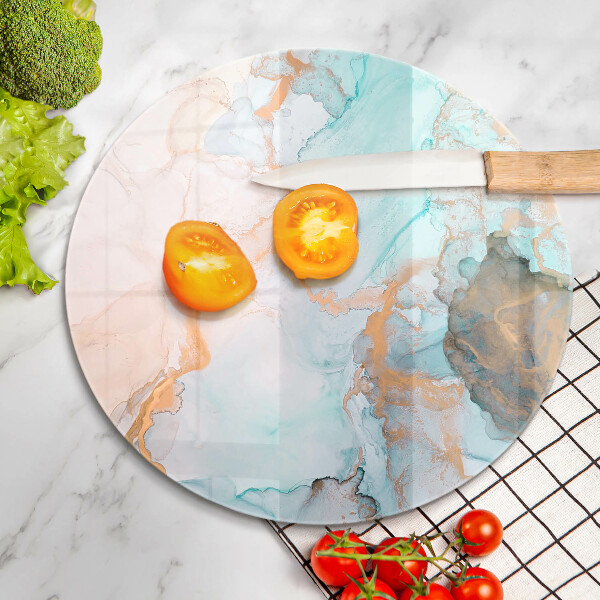 Deska kuchenna szklana Abstrakcja marmur