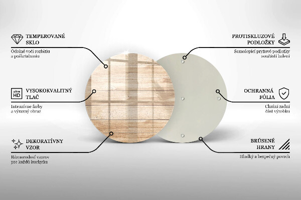 Deska kuchenna szklana Drewniane deski