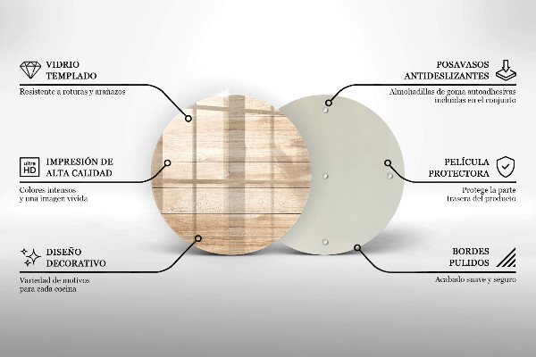 Deska kuchenna szklana Drewniane deski
