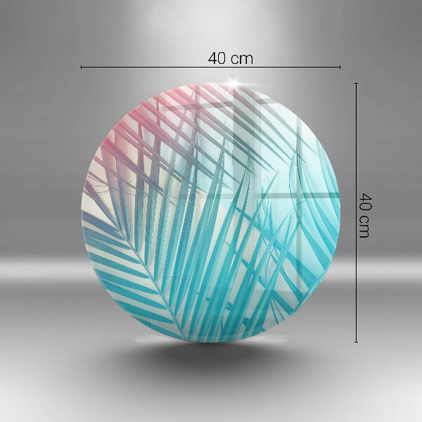 Deska kuchenna szklana Pastelowe liście