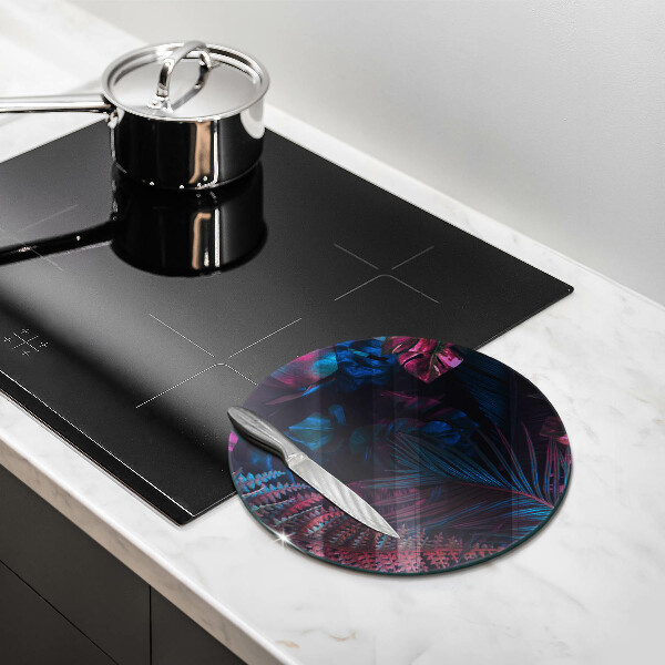 Deska kuchenna szklana Ciemna dżungla