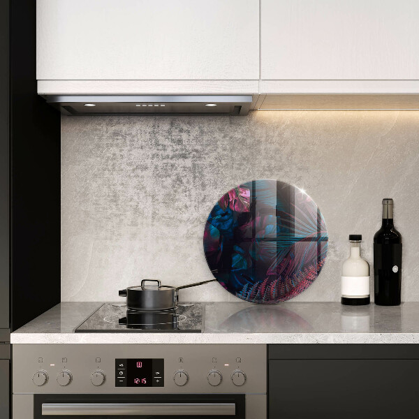 Deska kuchenna szklana Ciemna dżungla