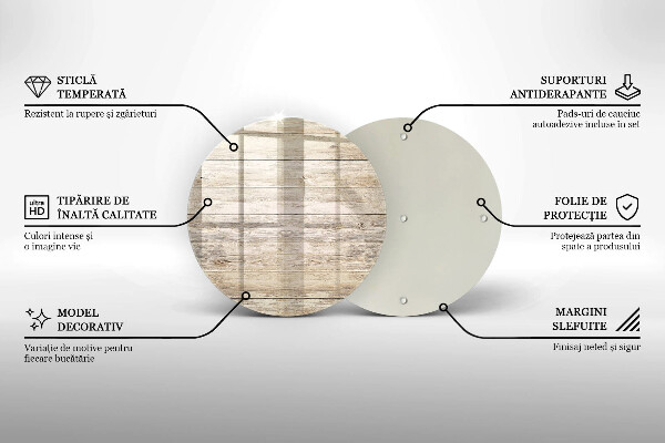 Deska kuchenna szklana Drewniane deski