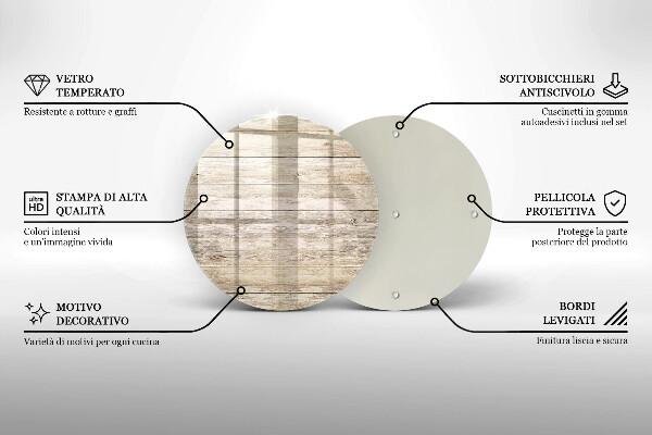 Deska kuchenna szklana Drewniane deski