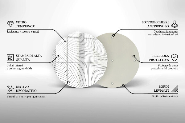 Deska kuchenna szklana Nowoczesny wzór linie
