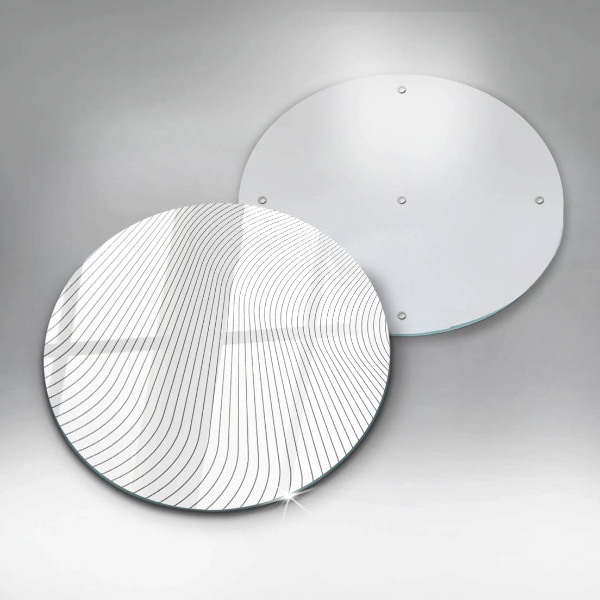 Deska kuchenna szklana Nowoczesny wzór linie