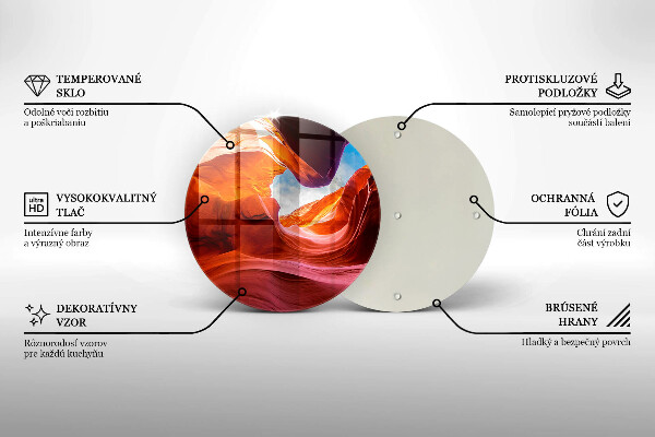 Deska kuchenna szklana Pejzaż skały kanionu