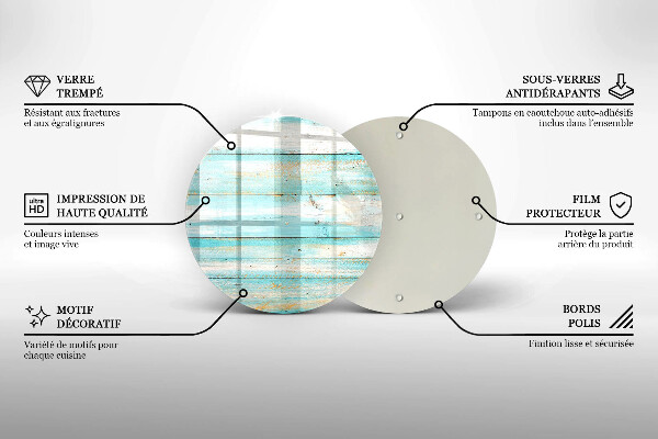 Deska kuchenna szklana Vintage deski drewno