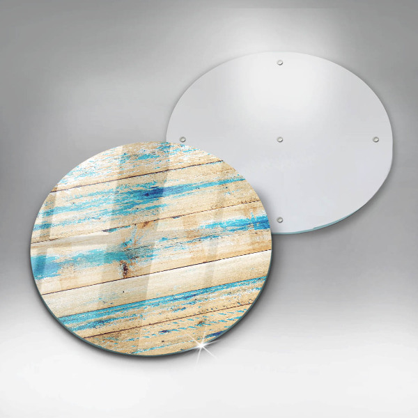 Deska kuchenna szklana Retro deski drewno