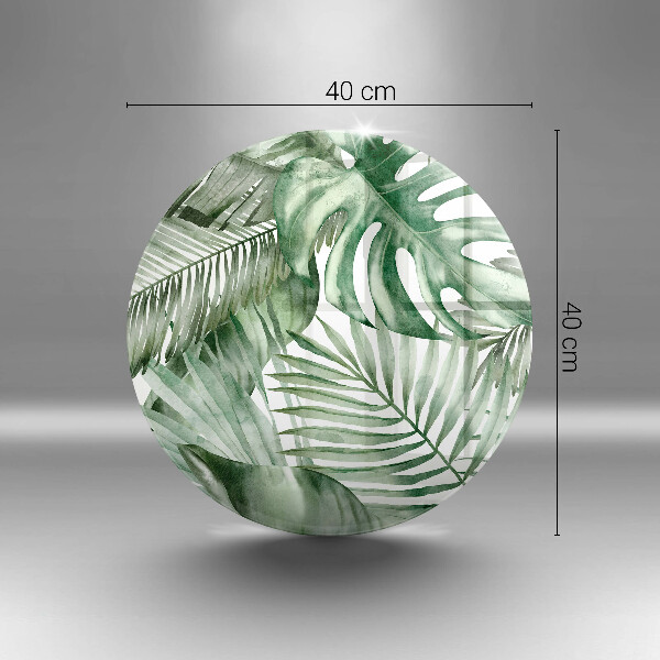 Deska kuchenna szklana Malowane liście