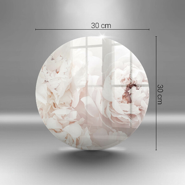 Deska kuchenna szklana Pastelowe piwonie