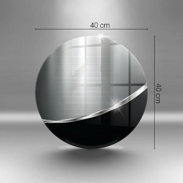 Deska kuchenna szklana Abstrakcja z metalem