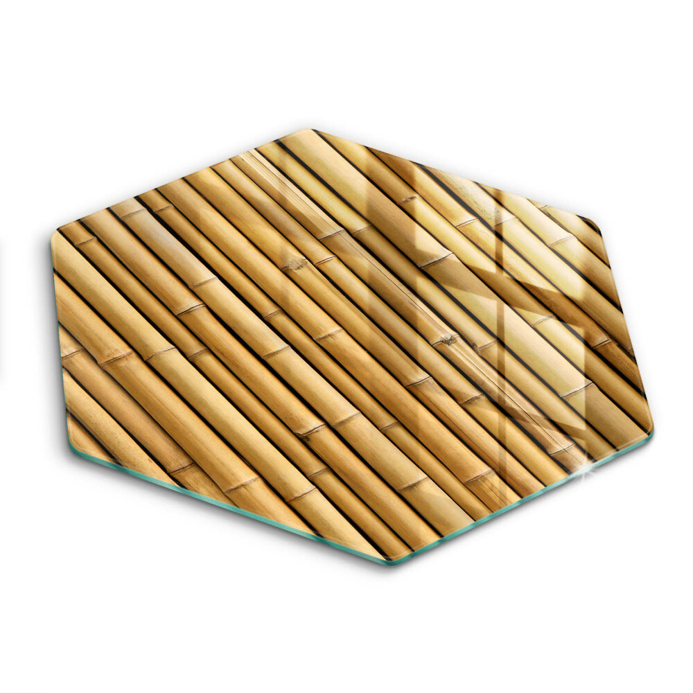Deska szklana do kuchni Natura boho bambus