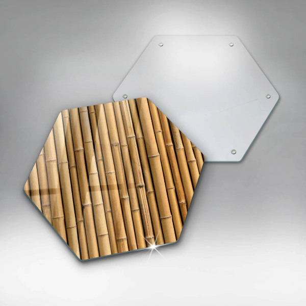 Deska szklana do kuchni Natura boho bambus