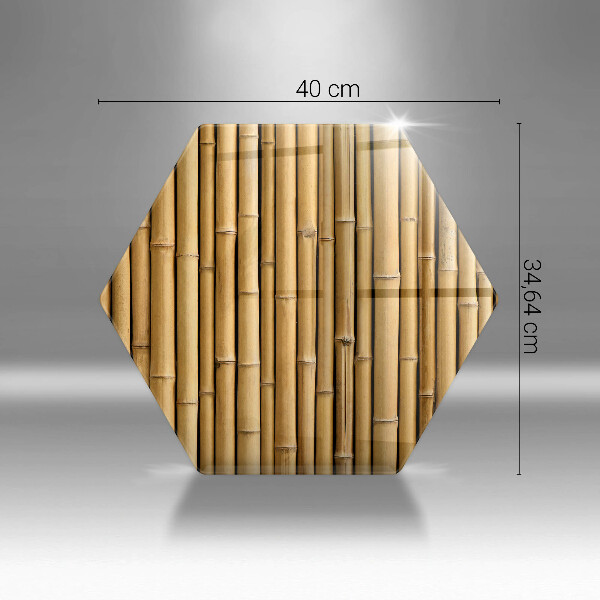 Deska szklana do kuchni Natura boho bambus