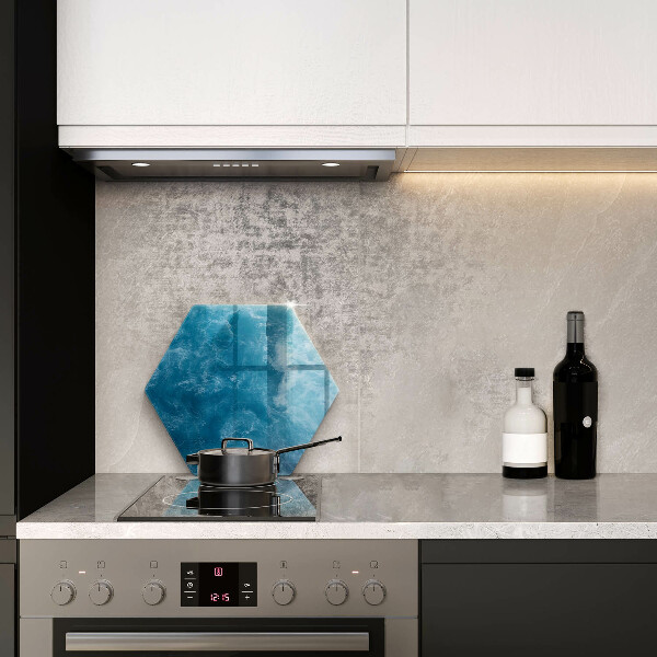 Deska szklana do kuchni Błękitna woda