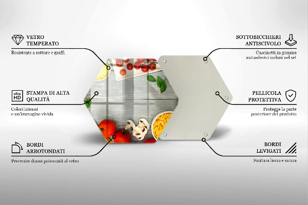 Deska szklana do kuchni Kuchnia jedzenie