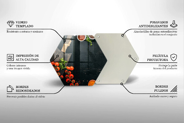 Deska szklana do kuchni Pomidorki koktajlowe