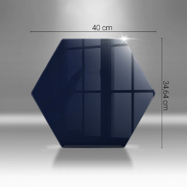 Deska szklana kuchenna Kolor granatowy