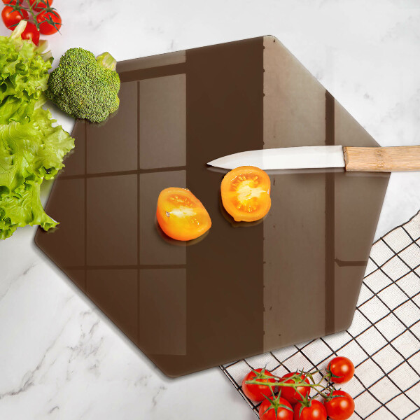 Deska szklana kuchenna Kolor brązowy