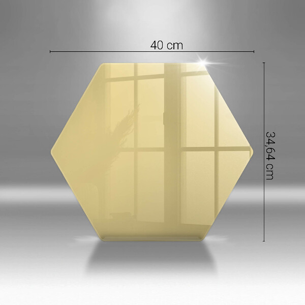 Deska szklana kuchenna Kolor żółty