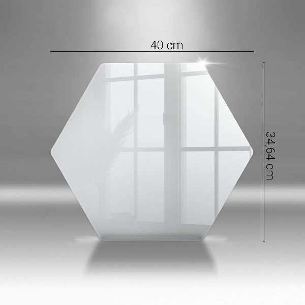 Deska szklana kuchenna Kolor biały