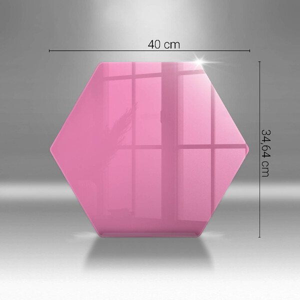 Deska szklana kuchenna Kolor różowy