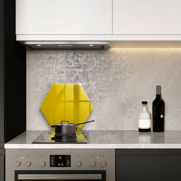 Deska szklana kuchenna Kolor żółty