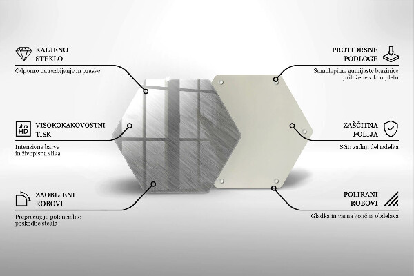 Deska szklana do kuchni Tło tekstura metal