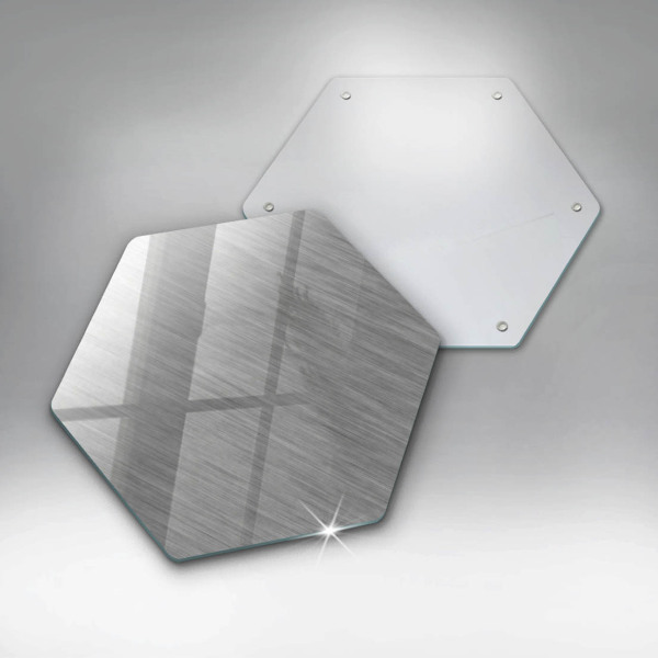 Deska szklana do kuchni Tło tekstura metal