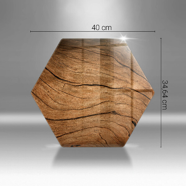 Deska szklana do kuchni Tekstura deski drewna