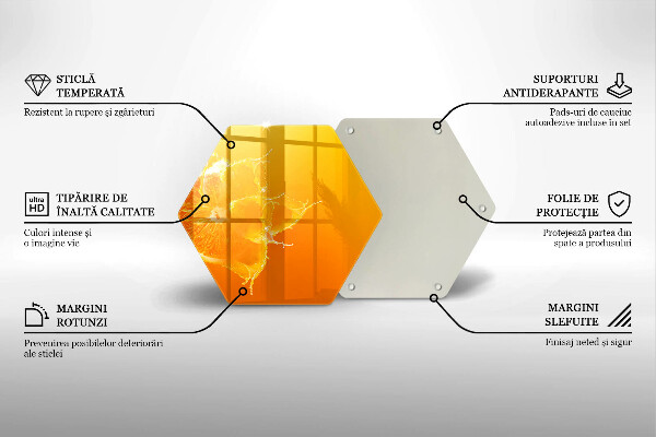 Deska szklana do kuchni Soczysty owoc pomarańcza