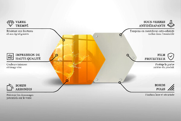 Deska szklana do kuchni Soczysty owoc pomarańcza