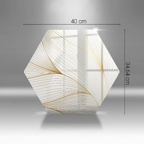 Deska szklana do kuchni Nowoczesny wzór linie