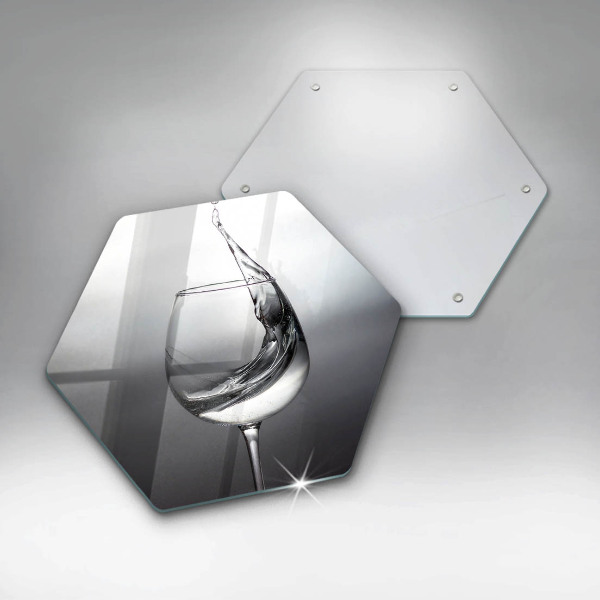 Deska szklana do kuchni Kieliszek wody