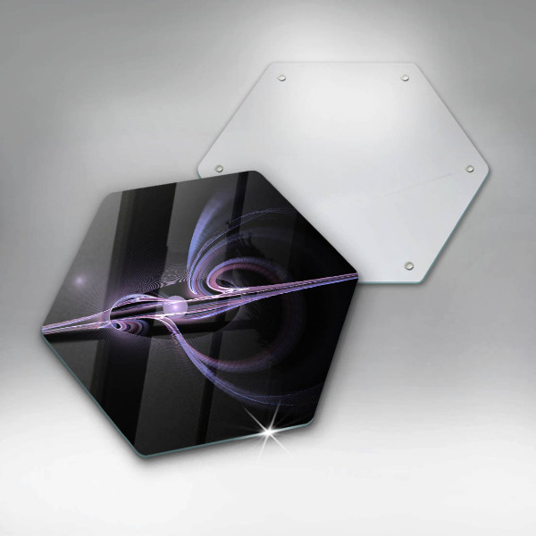 Deska szklana do kuchni Nowoczesna abstrakcja