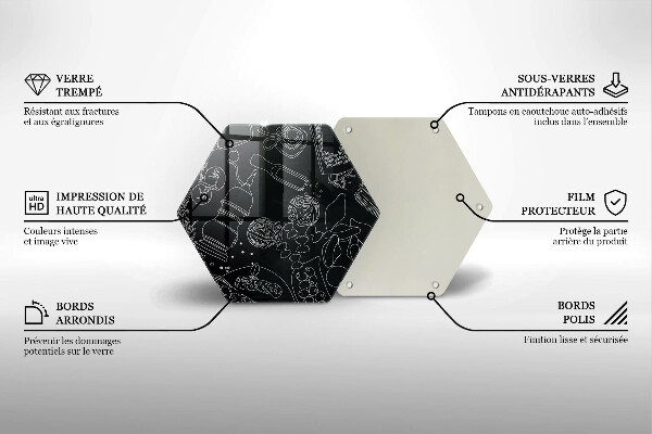 Deska szklana do kuchni Kuchenne akcesoria