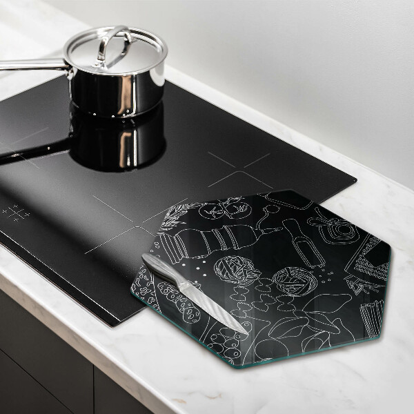 Deska szklana do kuchni Kuchenne akcesoria