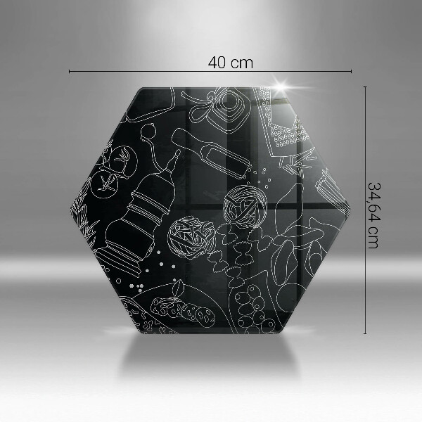 Deska szklana do kuchni Kuchenne akcesoria