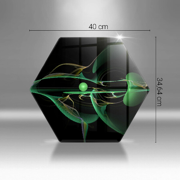 Deska szklana do kuchni Nowoczesna abstrakcja